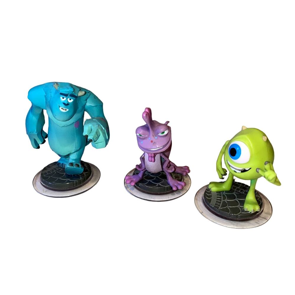 Disney Infinity Lot of 3 Monsters Inc Characters